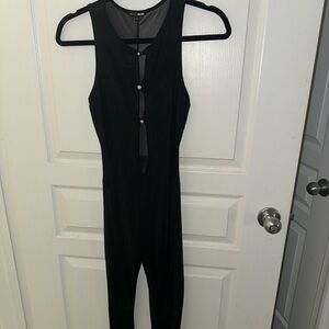 Fashion nova medium black jumpsuit. Great for going out!
